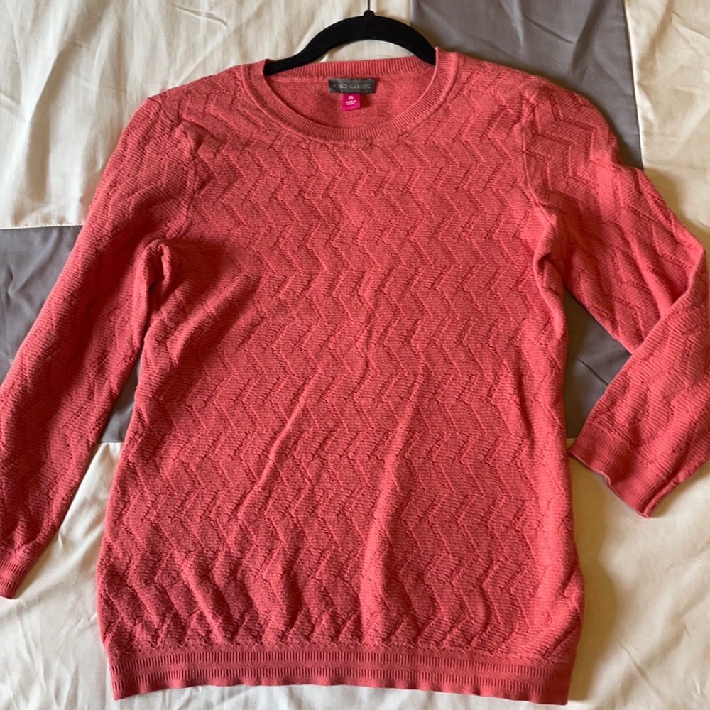 Vince Camuto Peach sweater